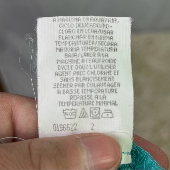 Vintage Leslie Fay Robin’s Egg Blue Dot Dress 8 - Picture 13 of 14